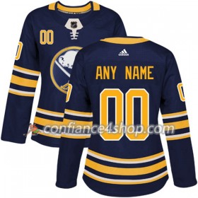 Adidas Maillot de Hockey Buffalo Sabres Personnaliser 2017-2018 Bleu Marine Authentic - Femme